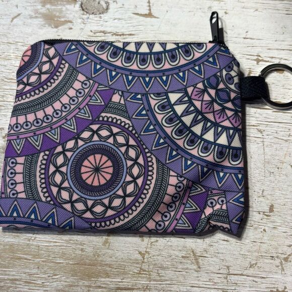 New! Coin Purse Pouch for Inside Purse Mini Change Wallet with Zipper Keychain N - Picture 2 of 2